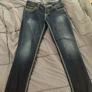 Women’s Silver Skinny Jeans